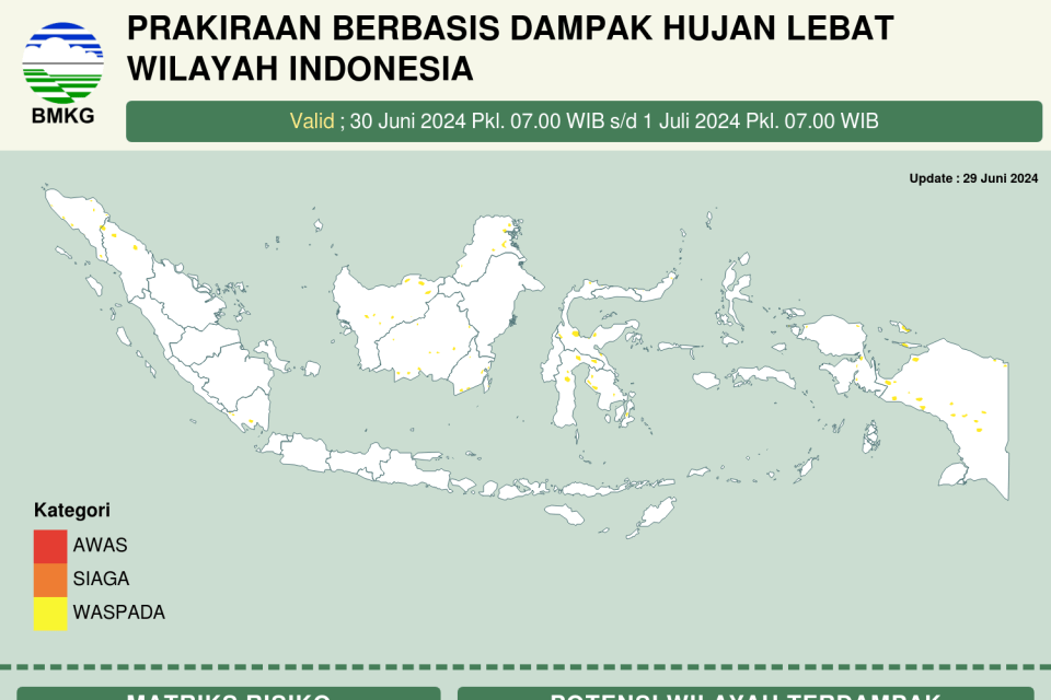 BMKG Minta Masyarakat Waspadai Fenomena Cuaca di Sebagian&nbsp;Indonesia