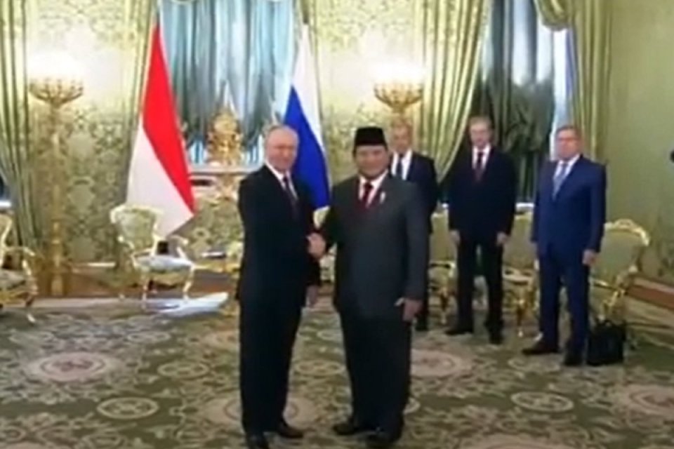 Prabowo Temui Putin di Kremlin, Bahas Beasiswa Kedokteran hingga Energi&nbsp;Nuklir