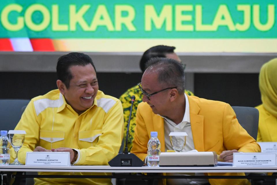 Bamsoet Ajak Bicara Bahlil dan Agus Gumiwang Soal Calon Ketua Umum&nbsp;Golkar