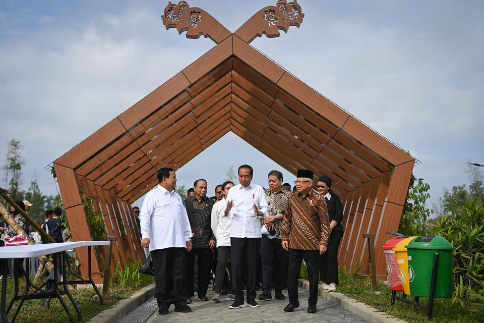 [Foto] Embung IKN dan Sidang Kabinet Paripurna di Istana&nbsp;Garuda